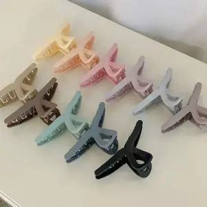 [골드스마일]무광 베이직 꼬임 헤어 집게핀 11가지 컬러 옵션