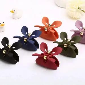 [에이치플러스몰]나비 무광 올림머리 헤어핀 데일리 반묶음 집게핀 무광 집게 머리핀