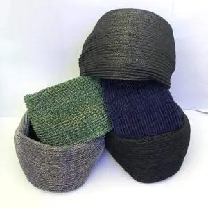 레트로 스타일 와이드 진주 헤어밴드 13cm 넓은 머리띠