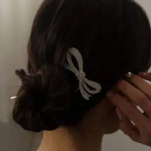 러블리 리본 비녀 머리핀 헤어 액세서리 여성용 스타일링 아이템