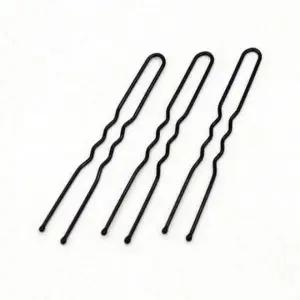 U핀 웨이브 헤어핀 5cm 올림머리 똥머리 고정핀