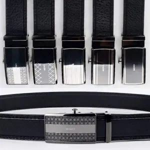 [골드스마일]남성 가죽벨트 자동 잠금 허리띠 캐주얼 정장용 남성벨트