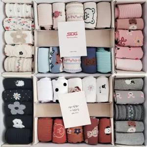 SDG 삭스랑 여성 양말 선물세트 5켤레 + 친환경 어스팩 포장