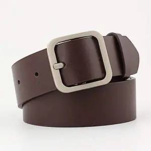멜빵 DIN271Q3 로빈 스퀘어 여성 가죽벨트(100cm)