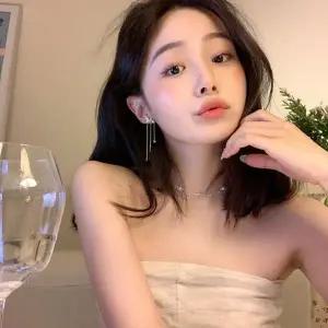 [셀러에이드]비대칭 롱 드롭 귀걸이 여성용 트렌디 액세서리