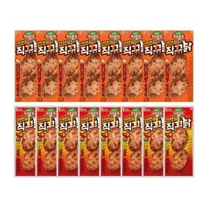 [롯데웰푸드]의성마늘 직꾸닭 리얼간장 100g x8개+매콤레드100gx8개