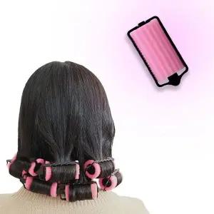 웨이브형 볼륨스펀지 헤어구르뽕 셀프머리롤 8P 웨이브머리롤