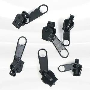 플라스틱지퍼슬라이더 DIY지퍼고리 수리부속세트 6P 부자재지퍼고리