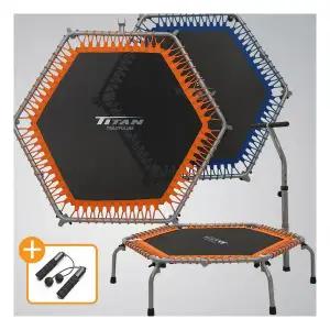 조이스포츠 6각 트램폴린 성인 점핑 다이어트 방방 초대형55인치