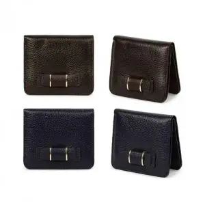 가죽 여성용 지폐 반지갑 카드 수납 고급 데일리 지갑