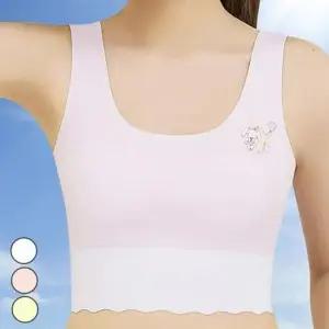 [라일리여성언더웨어] Rly 초경 주니어 브라 탑 심리스 주니어 스포츠브라