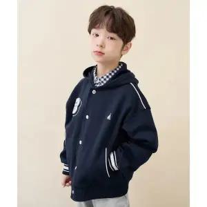 빈폴 키즈 BEANPOLE KIDS 바서티 후드 점퍼 네이비 (BI6141U01R) BI6141U01R 315307