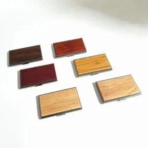 원목 이니셜 카드 명함 지갑 케이스 남녀공용 카드지갑