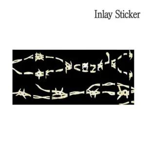 Wire-WS Rock Metal Hard Barbed 악기스티커 데코용장식 꾸밈 기타 소품