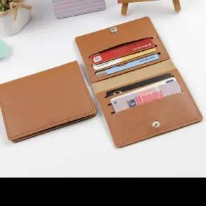 가로형 6포켓 명함 케이스 신용카드 지갑 탄