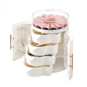 [골드스마일]5단 화이트 쥬얼리 보관함 보석 주얼리 케이스 목걸이함