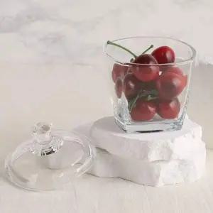 투명 유리 악세서리 보관함 반지 귀걸이 케이스 2P