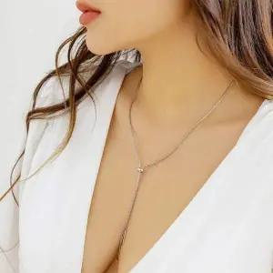 사계절용 뱀체인 롱 목걸이 2가지 컬러 옵션