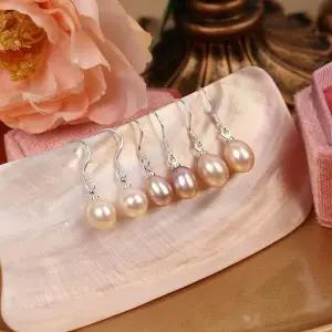 [골드스마일]925실버 물방울형 귀걸이 여성용 액세서리