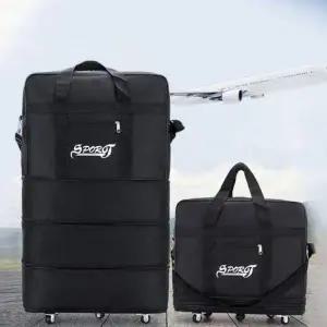 [콩심팥심]유학용 캐리어 4륜 회전바퀴 중형 높이조절 여행가방 이민용 짐가방