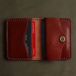 가죽 동전지갑 카드 수납 미니 지갑 콤팩트 콤비형