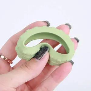 [콩심팥심]여행용 캐리어 실리콘 바퀴 그린 바퀴커버 슈즈