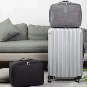[셀러에이드]출장용 옷수납 여행용 캐리어 결합형 짐보관 가방