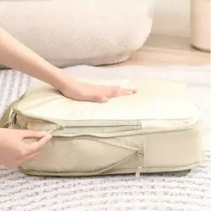 여행용 지퍼형 압축팩 캐리어 정리함 소품 수납 확장형 가방