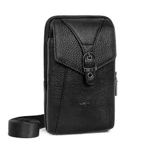 데일리 가죽 미니 힙색 허리 보조 크로스백 가방백 여행소지품백 여행백 메신저백 멀티백 패션 출퇴근 다용