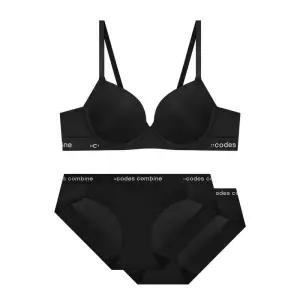 매장정품 CODES COMBINE 코데즈컴바인 블랙노와이어브라팬티2 CEWBRBPBP162BK 1033388