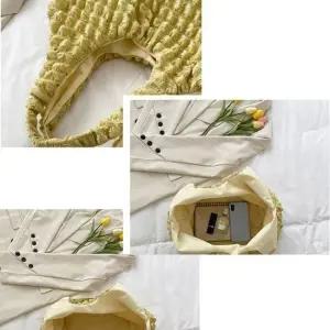 여성 에코백 가방 숄더백 패션 버블백 와플 가벼운 데일리가방 여성숄더백