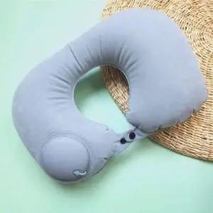 세트 휴대용 에어펌프 목쿠션