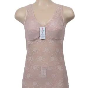 쟈가드 망사 통풍 플라워패턴 노와이어 브라런닝중년속옷 나시탑 여성 캡내장 엄마 아줌마 이어 30대 가벼