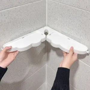 ( )무타공 모서리 코너 선반 접착식 받침대