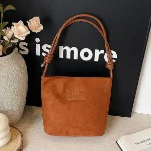 여성용 미니 크로스백 숄더백 로프 스트랩 데일리 가방 대학생용