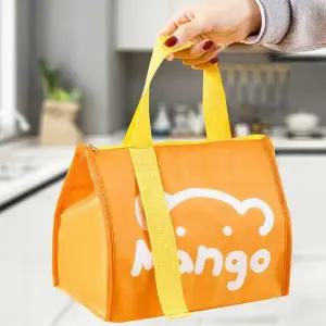 [콩심팥심]보온 캐릭터 핸드백 방수 도시락 가방 사무용품