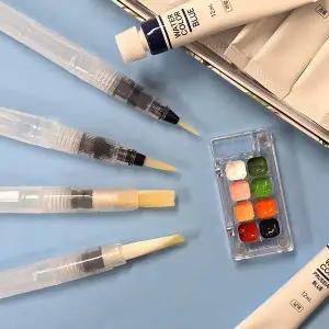 세트 수채화 미술 붓펜 브러쉬 워터 붓