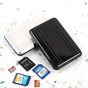 케이스 보관함 알루미늄 SD카드 블랙