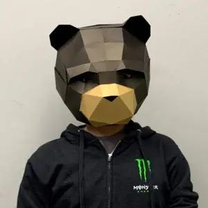 [골드스마일]3D 종이가면 입체 가면만들기 곰돌이