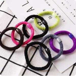 포니테일 헤어밴드 고무줄