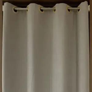 [골드스마일]아일렛 200cm 그레이 커튼 문 공간분리 가리개