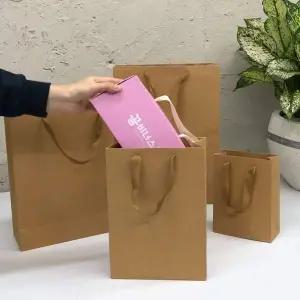 [골드스마일]종이가방 크라프트 무지 세로 직사각쇼핑백 중