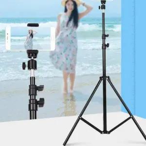 [셀러에이드]2미터 스탠드 삼각대 파우치 거치대 리모콘 풀세트