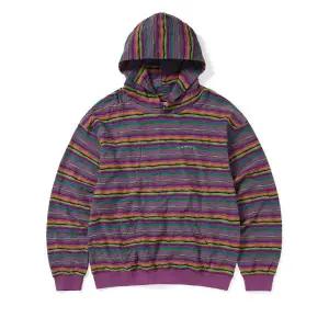디스이즈네버댓 Wave Jacquard Hoodie Violet