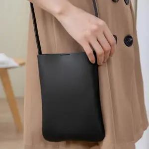 크로스백 가죽 미니백 핸드폰 심플 가방