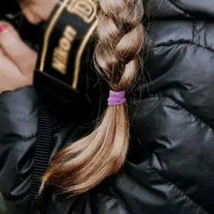 밴드 끈 머리 어린이 헤어 컬러 미니