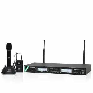 공연용 강의용 무선 마이크 송수신기 2채널 교육용 숲 방송 강의