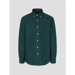 빈폴 남방 26SS [Essential] 남녀공용 옥스퍼드 솔리드 셔츠 - 그린(BC6164E05M)