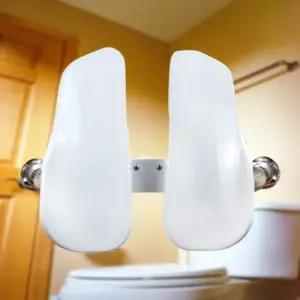 ABS 장애인등받이 고정형 화이트 화장실 보호패드