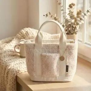 [패션] 여성 뽀글이 털가방 인조양털 토트백 겨울가방 5색